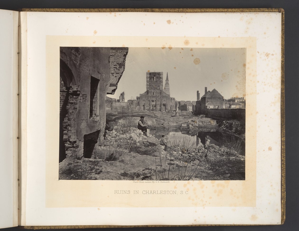 Ruins in Charleston, South Carolina by George N. Barnard