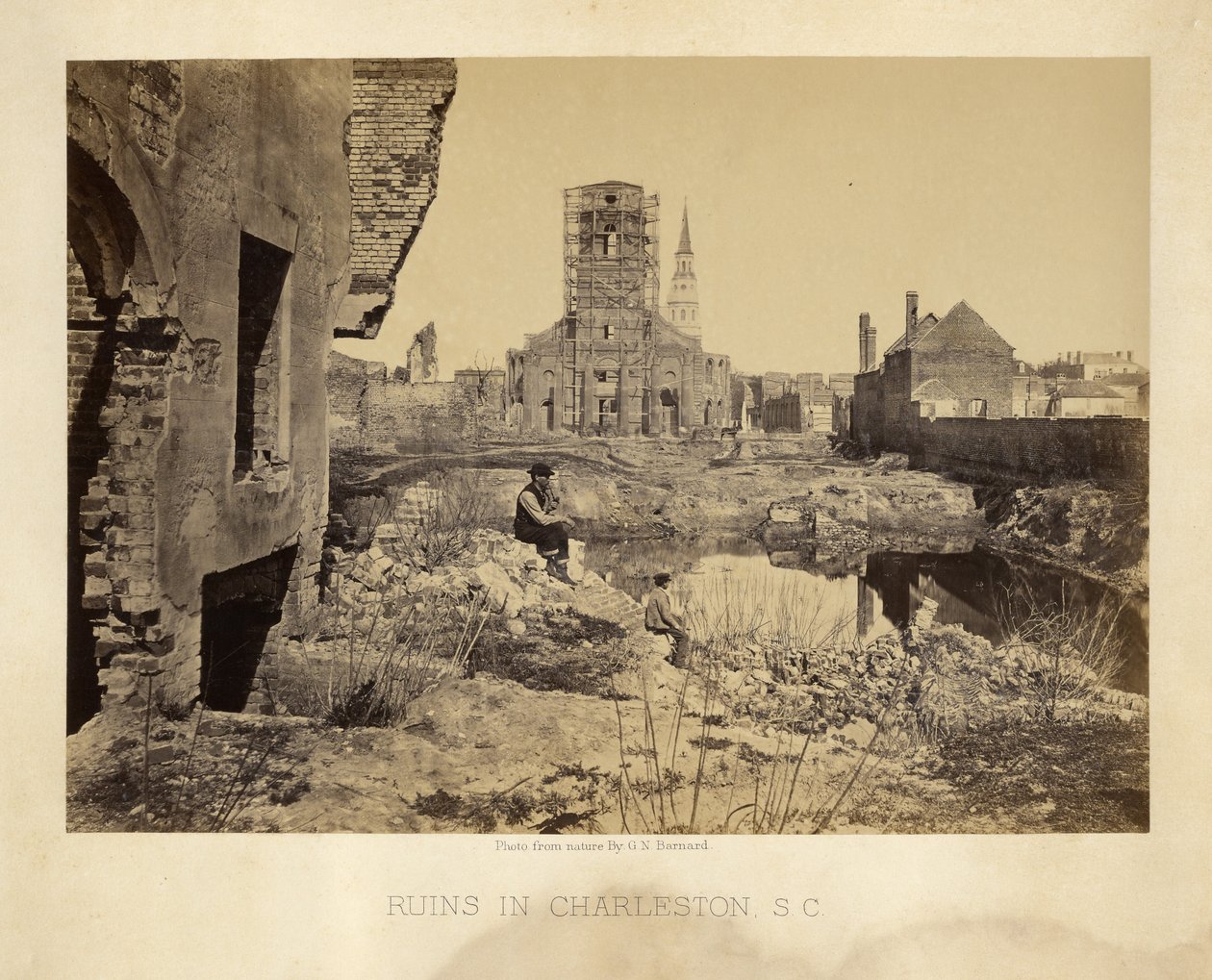 Ruins in Charleston, South Carolina by George N. Barnard