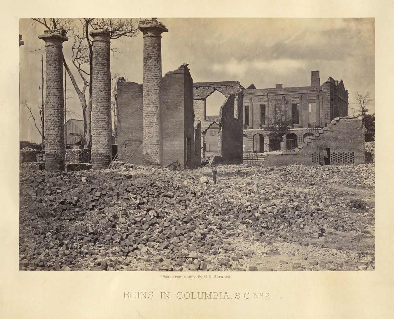 Ruins in Columbia, S.C. No. 2 by George N. Barnard