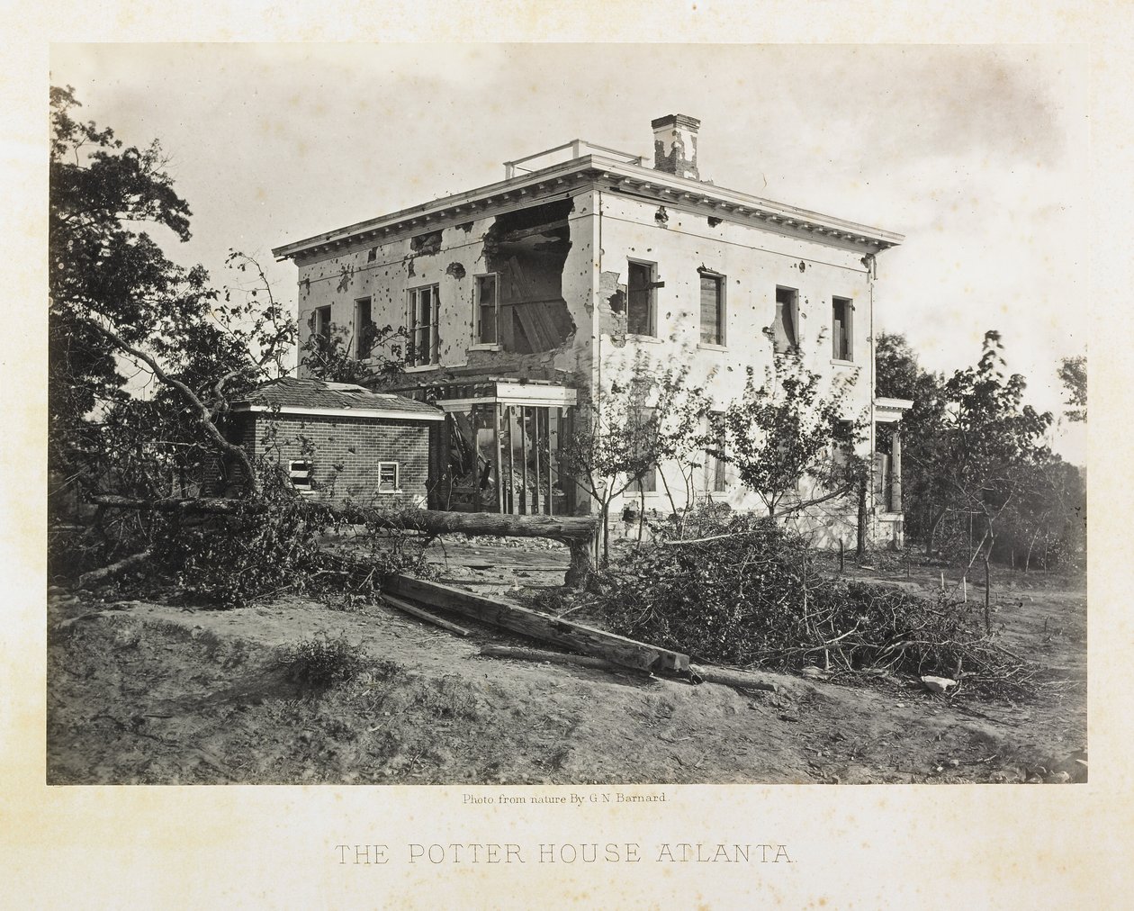 The Potter House, Atlanta by George N. Barnard