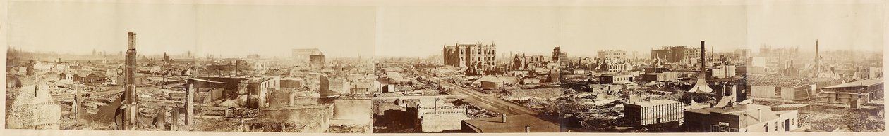 Untitled (Chicago after the Chicago Fire) by George N. Barnard