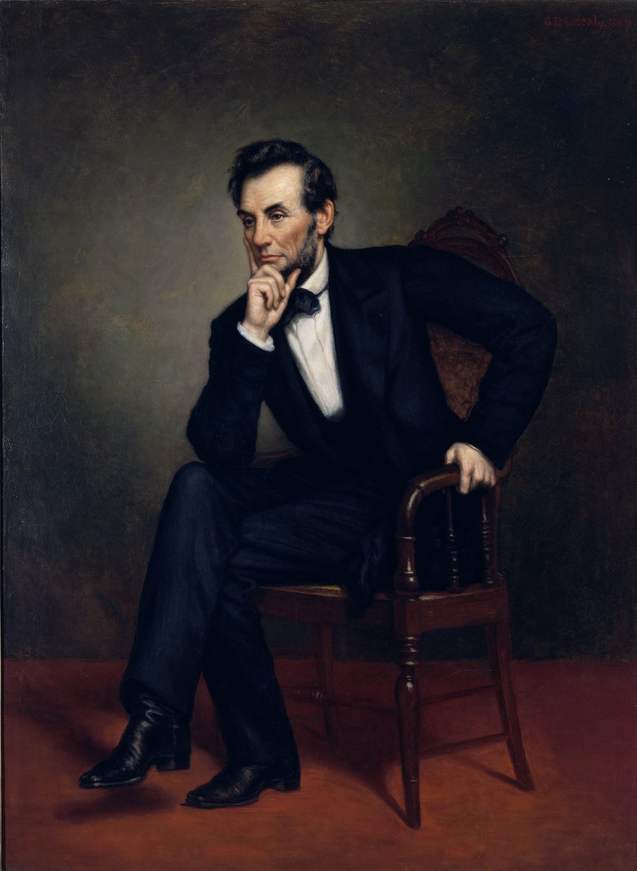Abraham Lincoln by George Peter Alexander Healy