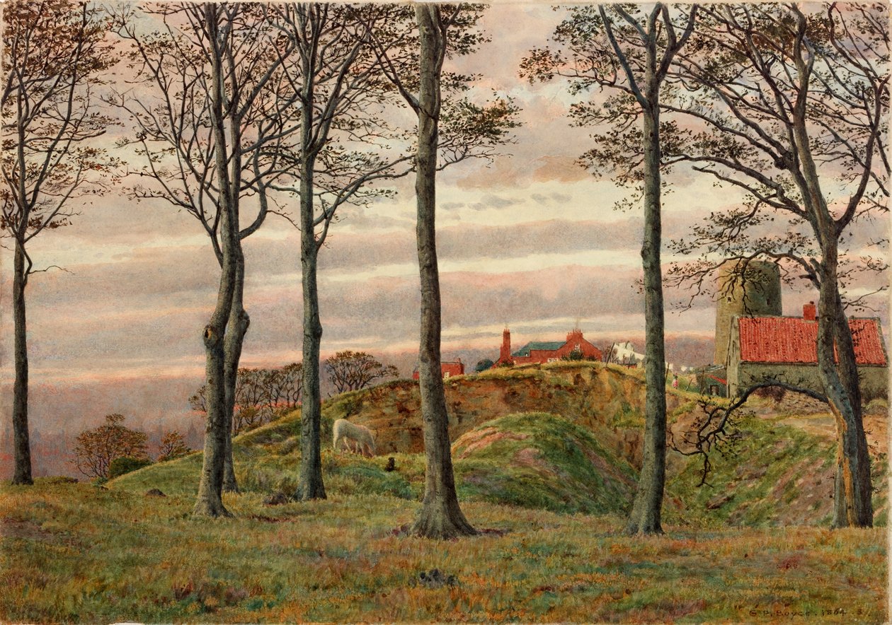 Windmills Hill, Gateshead, 1864 by George Price Boyce
