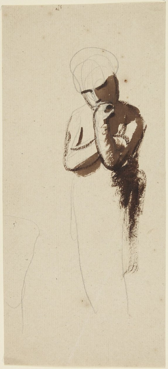 Child with a Hand to the Chin by George Romney