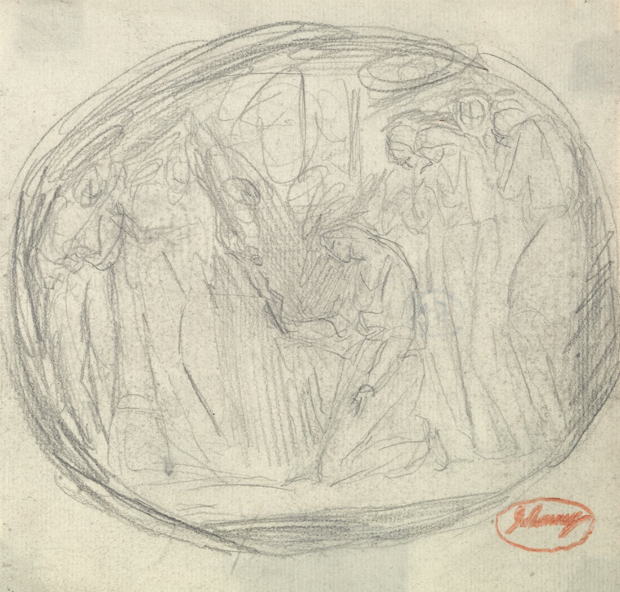 Execution of Mary Stuart by George Romney