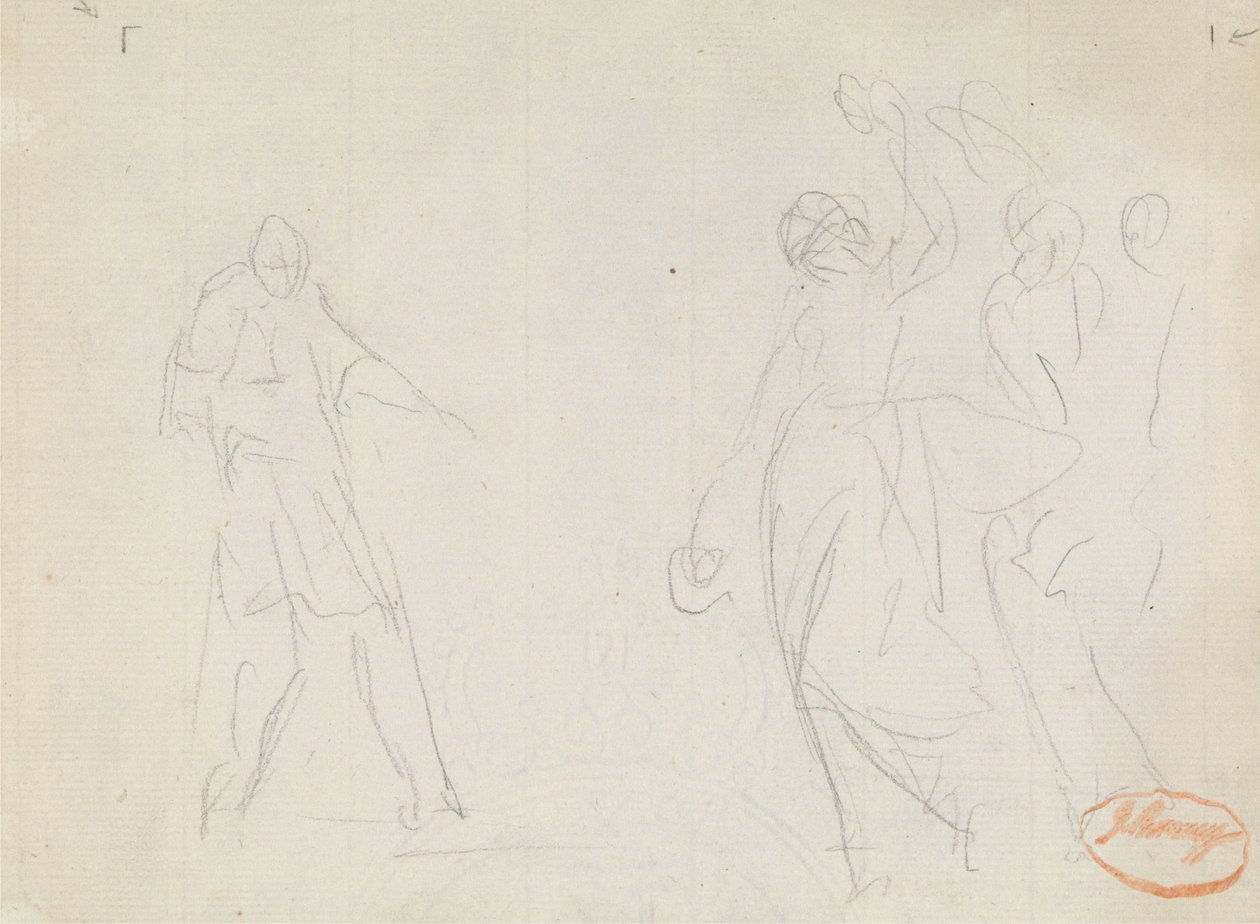 Figure Composition Study 39 by George Romney