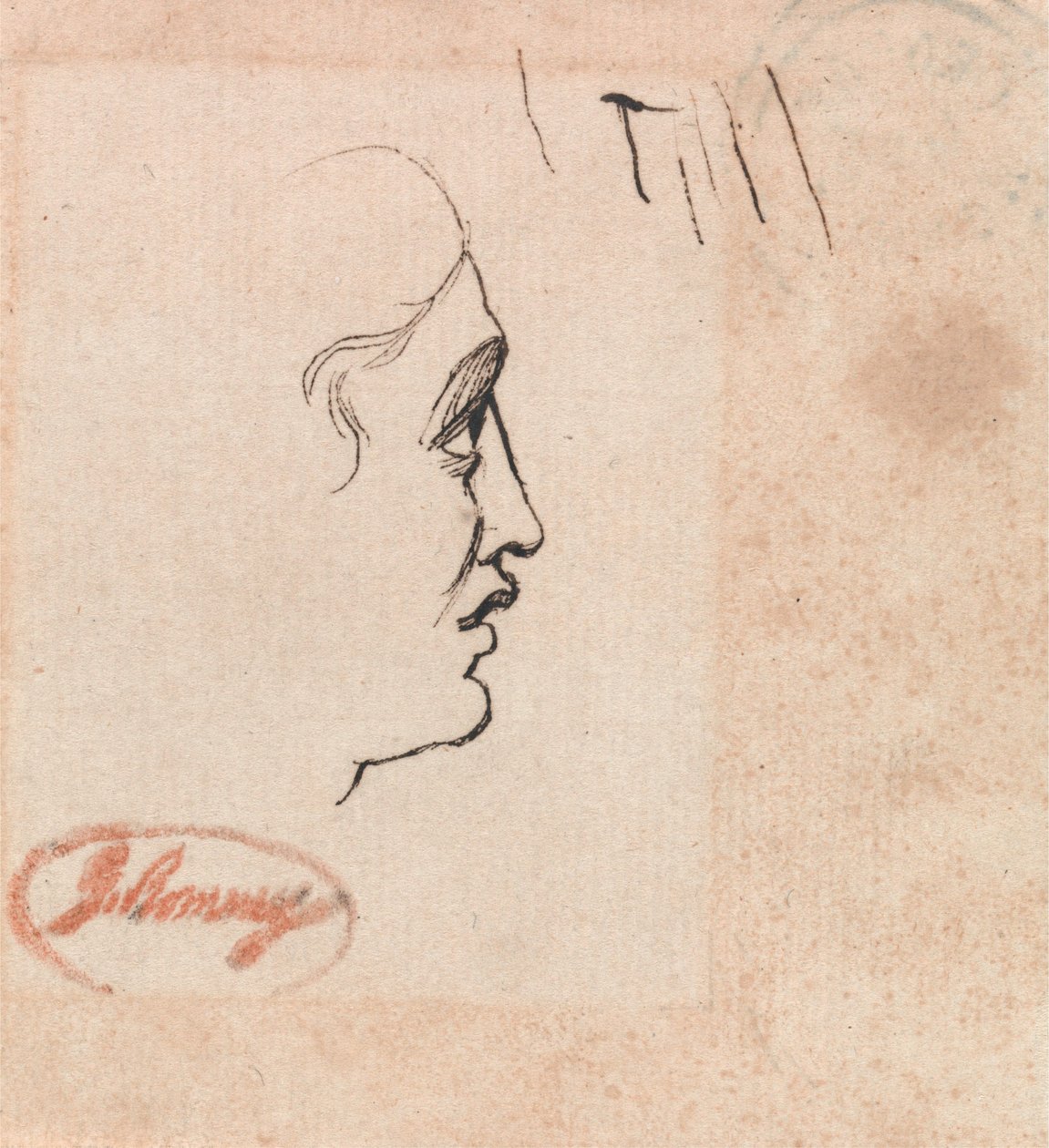 Head of a Youth by George Romney