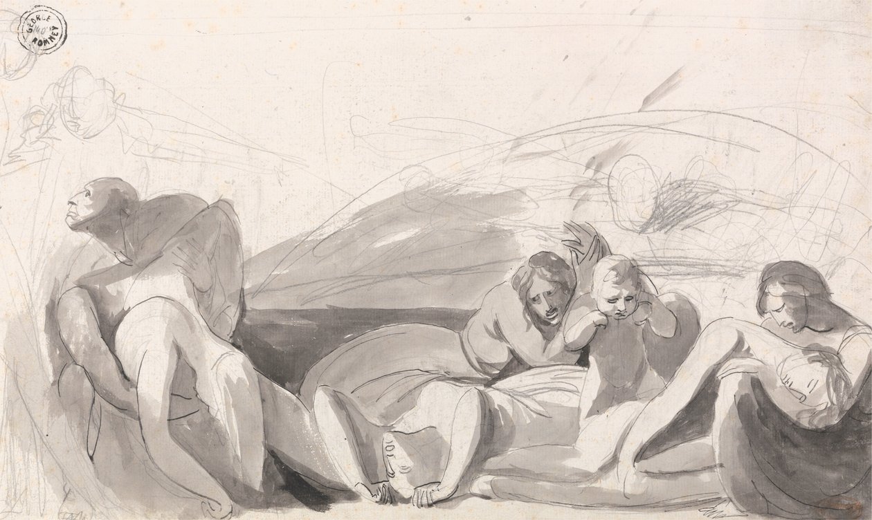 Howard Visiting a Prison by George Romney