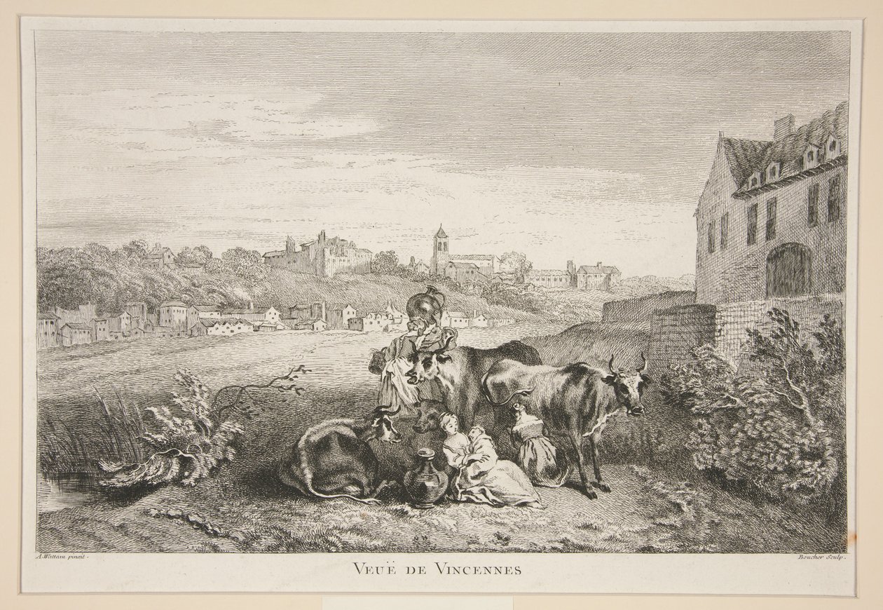 View of Vincennes by George Romney