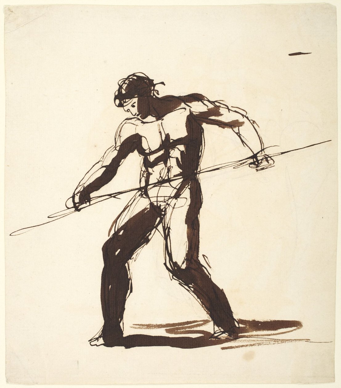 Man with a Lance by George Romney