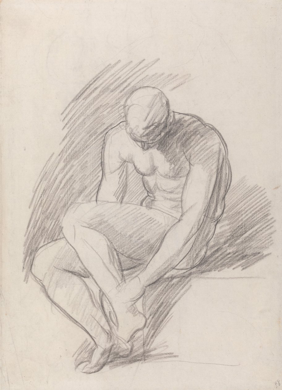 Seated Male by George Romney