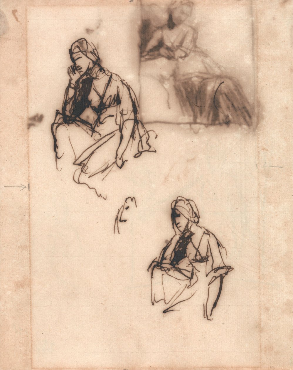 Seated Woman by George Romney