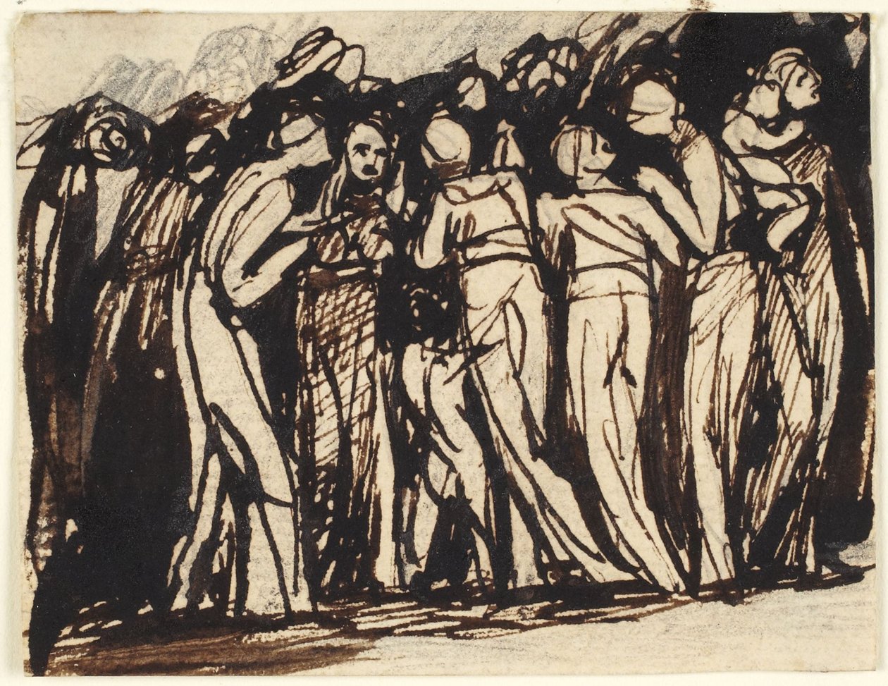 Standing Women and Children by George Romney