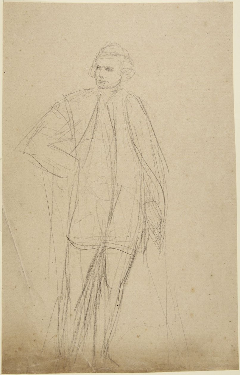 Study for a Full-Length Portrait of a Robed Man by George Romney