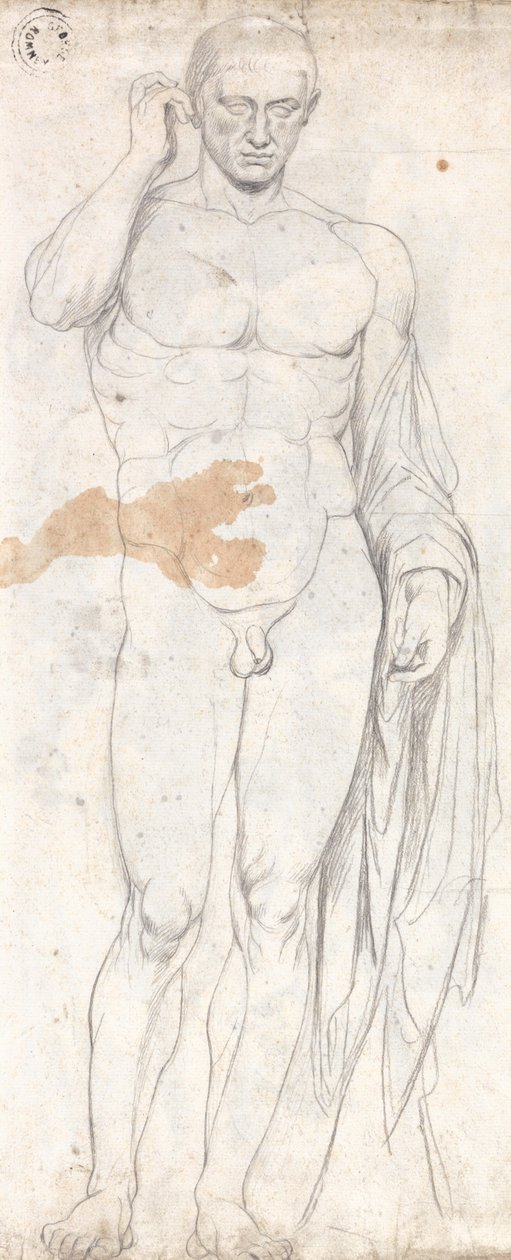 Study of a Classical Statue by George Romney
