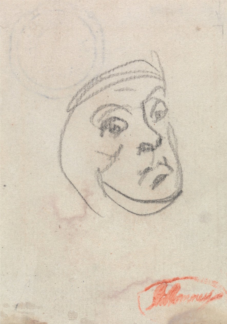 Study of a Head by George Romney