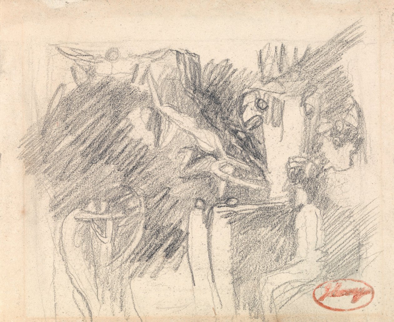 The Temptation of Christ by George Romney