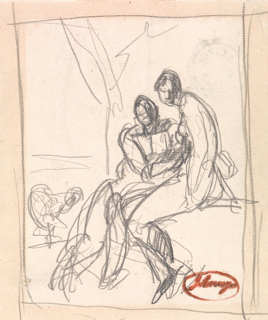 Two Lovers by George Romney