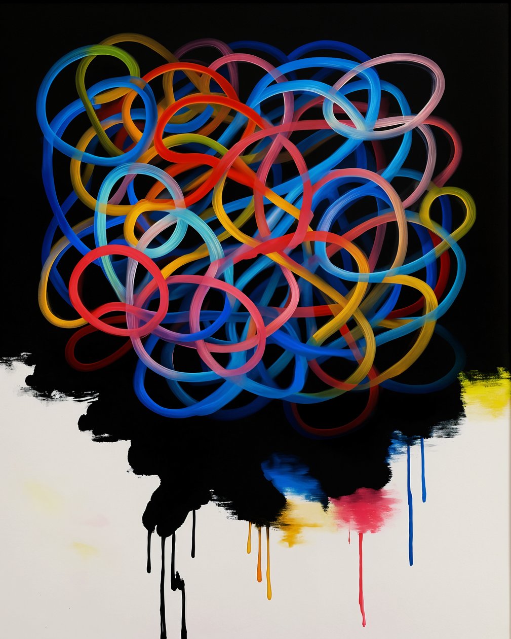 Tangled Harmony, 2025 by George Rosaly