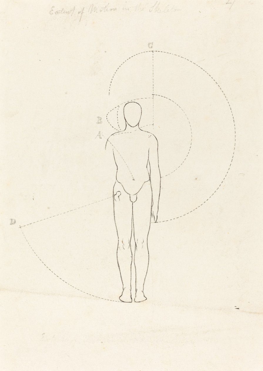 Extent of Motion, One Figure by George Scharf after John Flaxman