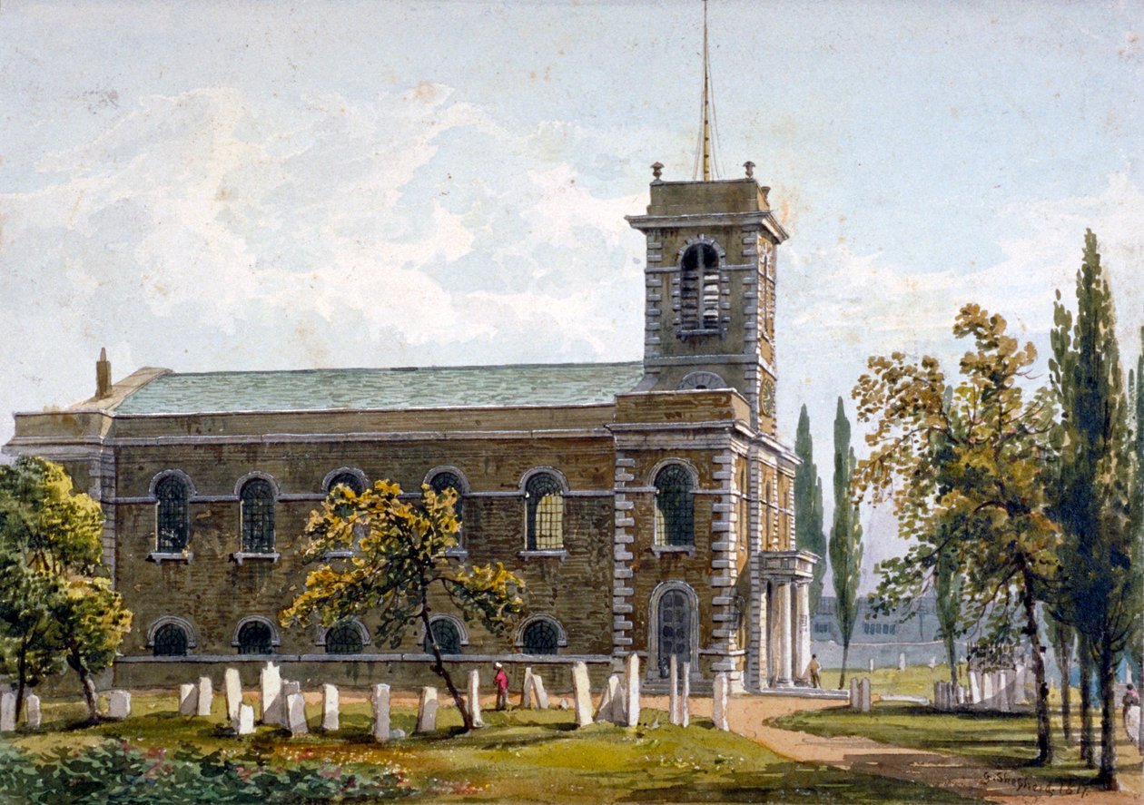 Church of St Matthew, Bethnal Green, London by George Shepherd