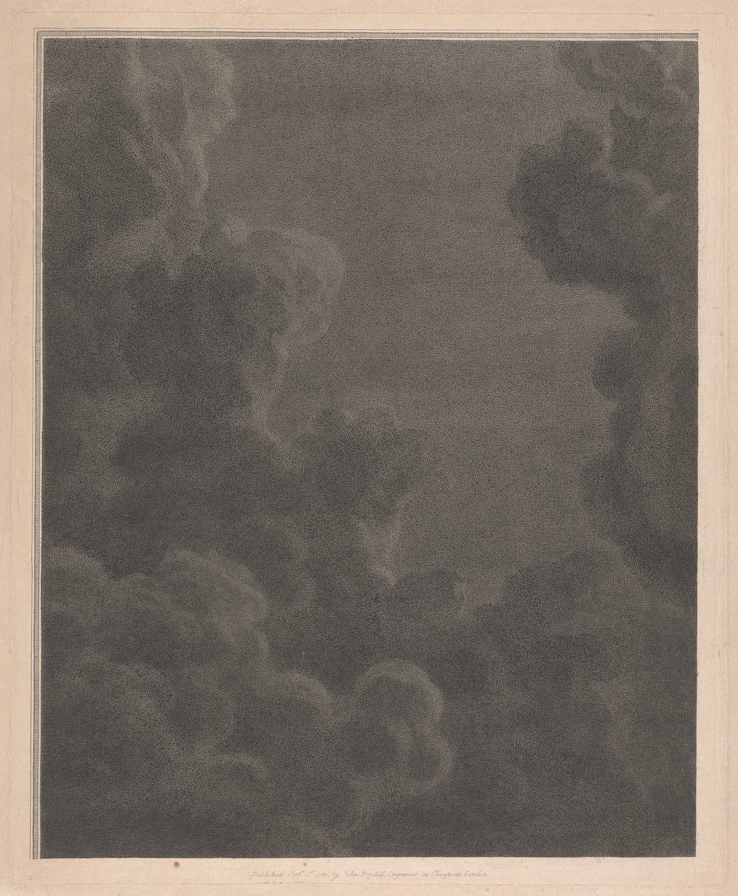 West Window of the Chapel, New College Oxford, Clouds, Part of the Nativity Scene by George Siegmund Facius