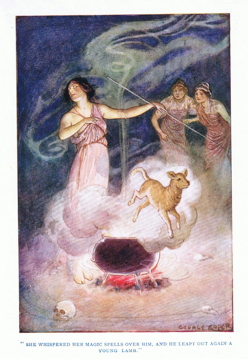She Whispered Her Magic Spells Over Him, and He Leapt Out Again a Young ...