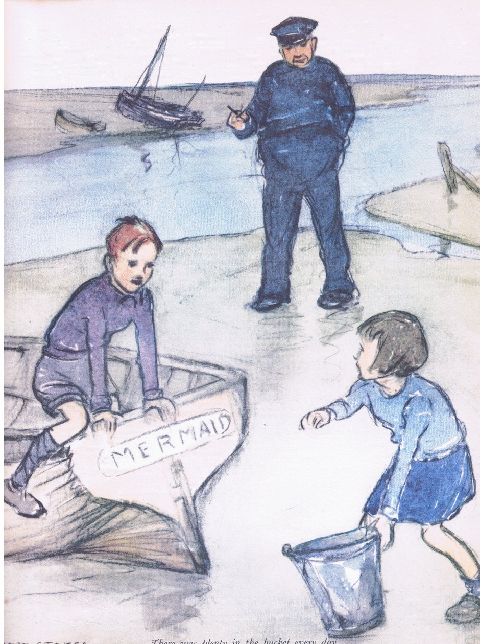 There was plenty to bucket every day, from Mudlarks published by Collins by George Vernon Stokes