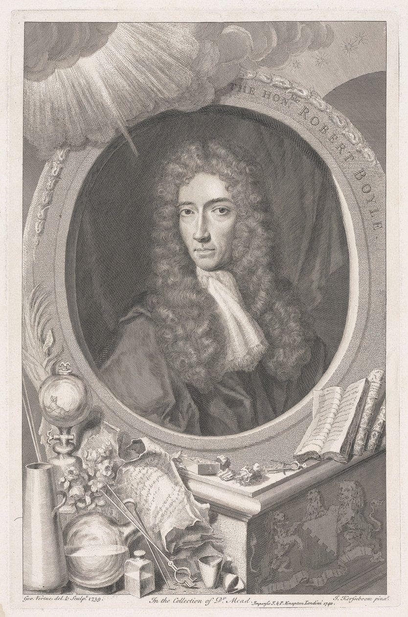 Robert Boyle by George Vertue