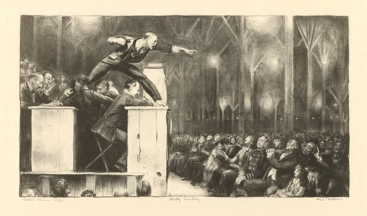 Billy Sunday by George Wesley Bellows