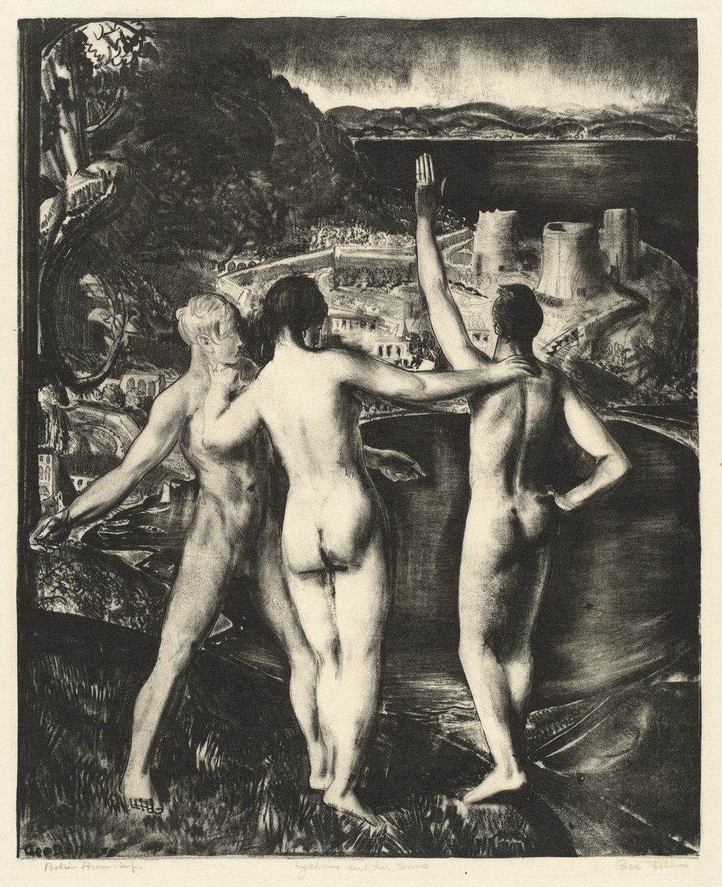 Lychnis and Her Sons, 1923 by George Wesley Bellows
