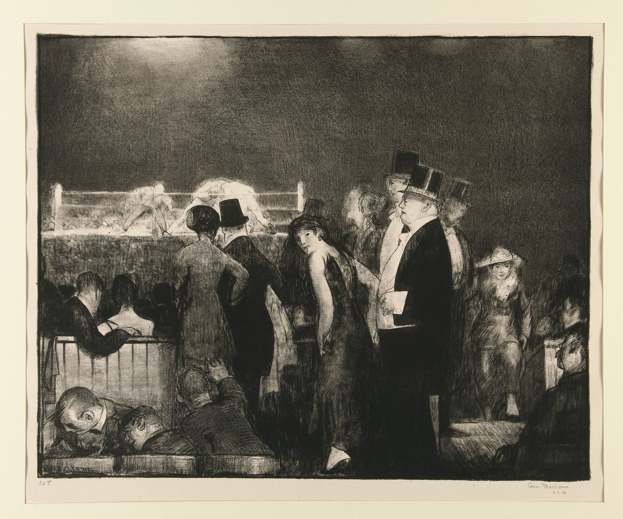 Preliminaries to the Big Bout, No. 8 by George Wesley Bellows