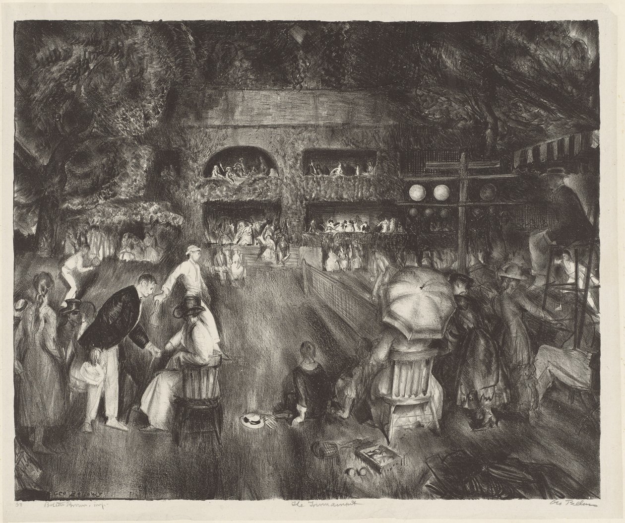 The Tournament by George Wesley Bellows