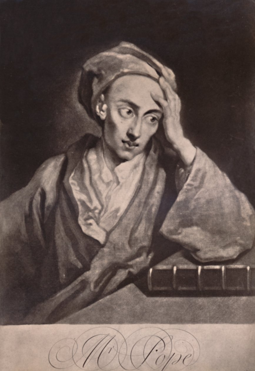 Alexander Pope, English poet and satirist, c1732 by George White
