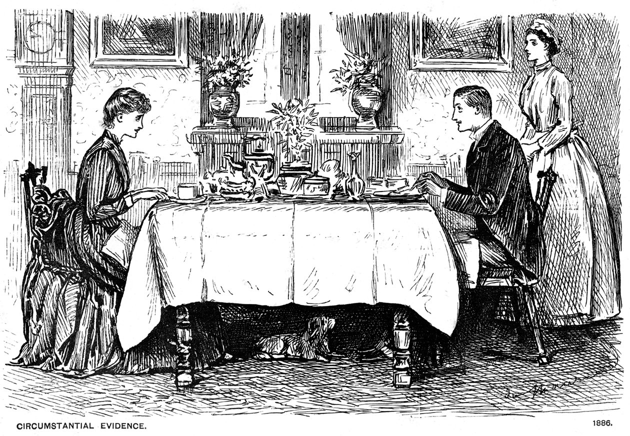 Circumstantial Evidence, 1886-1891 by George du Maurier
