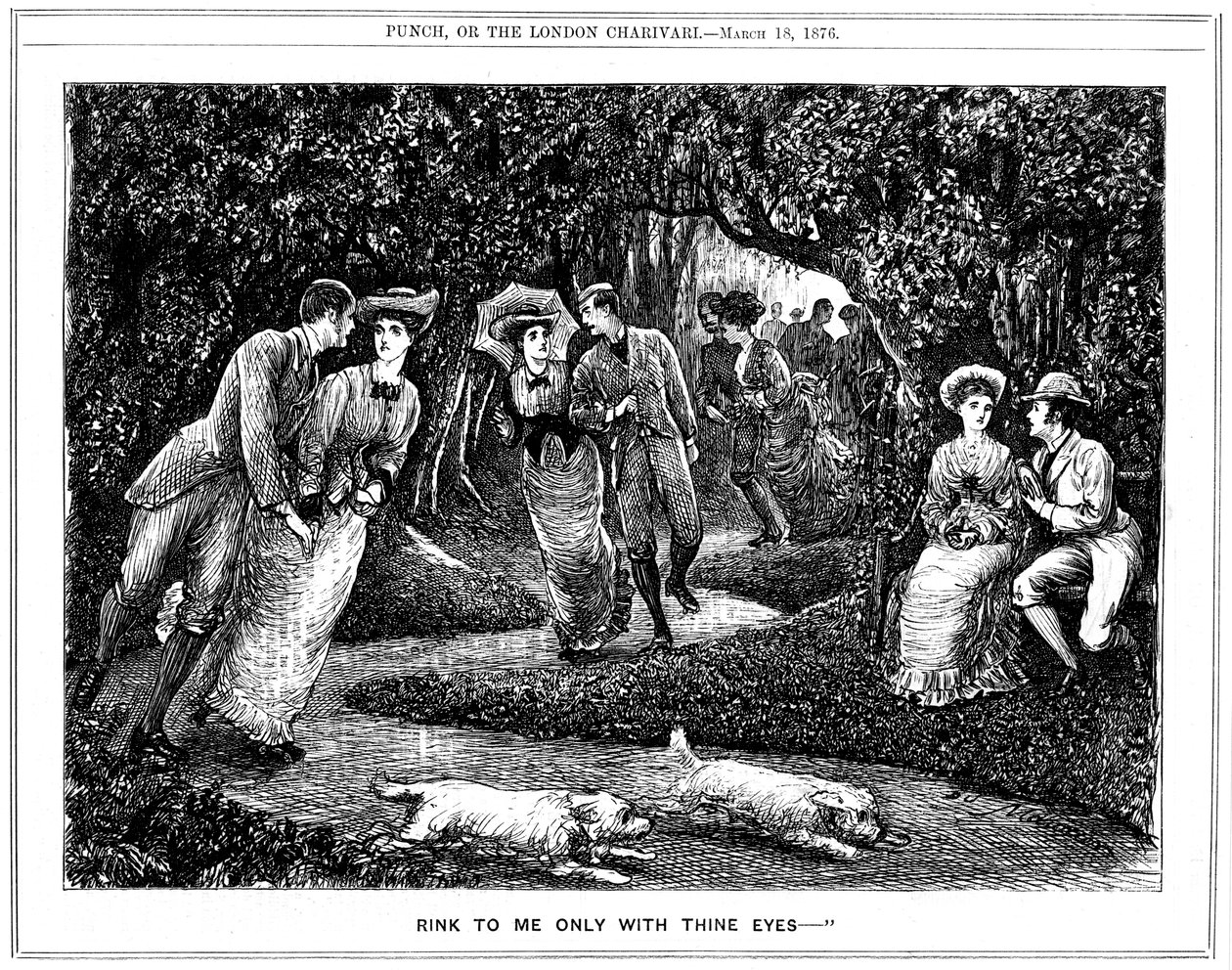 Rink to Me Only with Thine Eyes by George du Maurier
