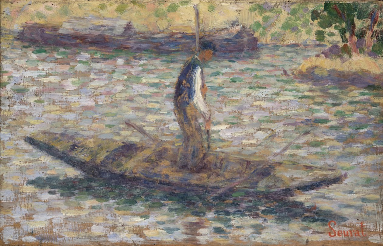 A Fisherman by Georges Seurat