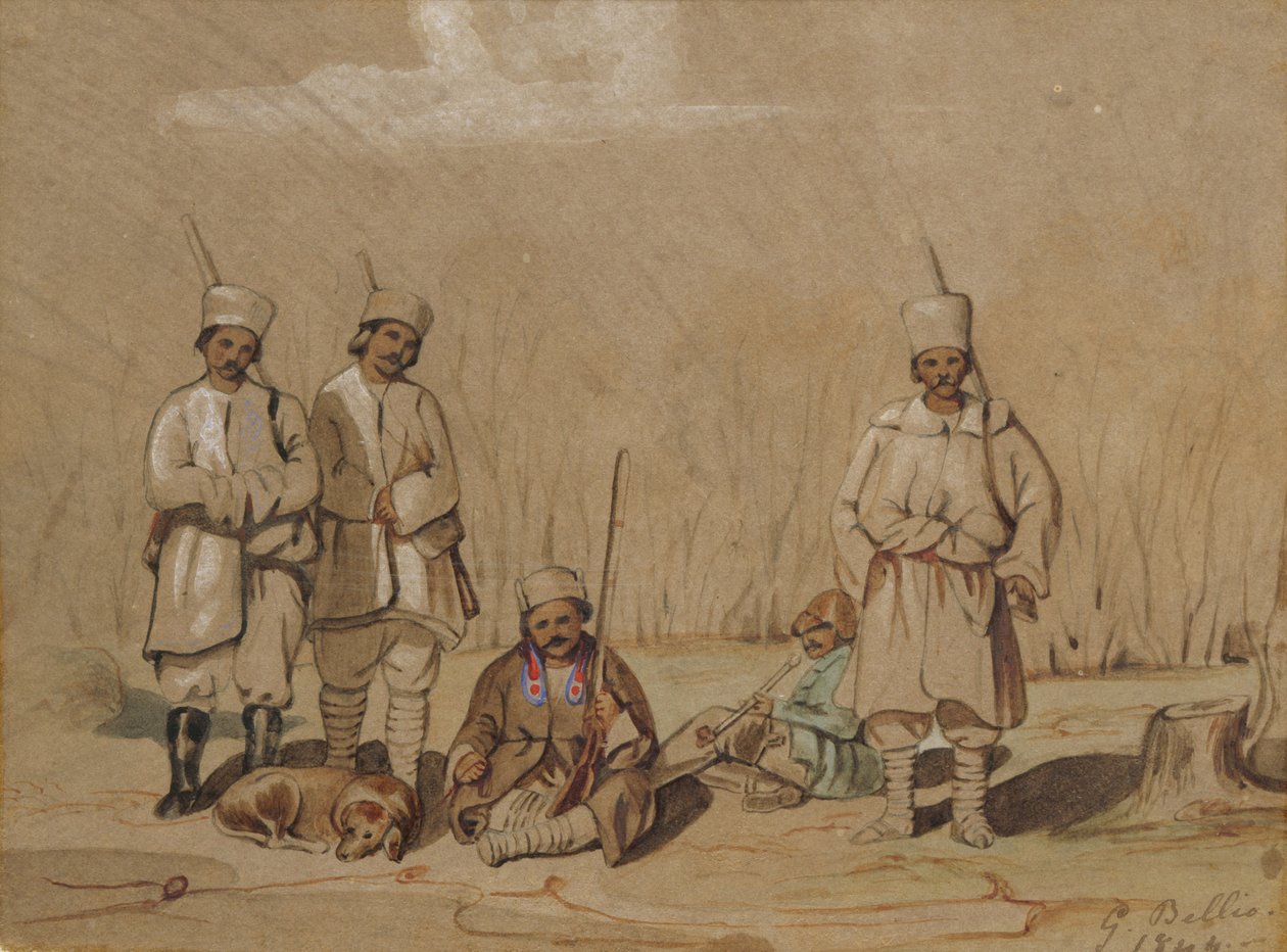 Soldiers Relaxing by Georges de Bellio