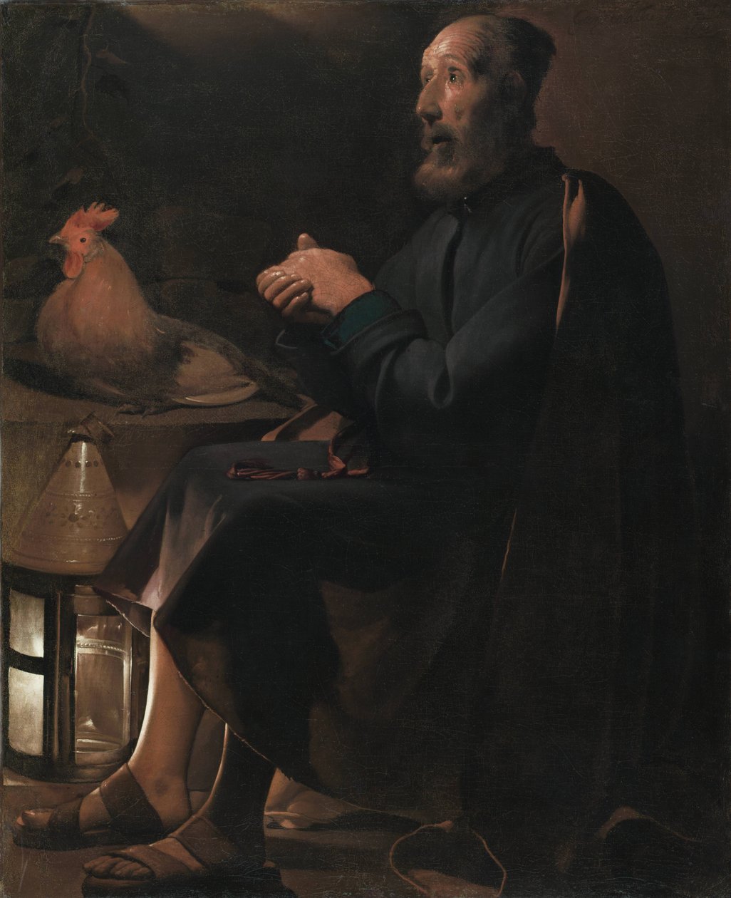 The Repentance of St. Peter by Georges de La Tour