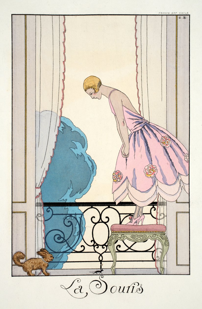 The Mouse, from 'Falbalas & Fanfreluches, Almanach des Modes Présentes ...
