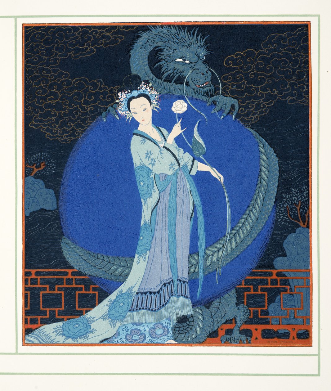 Turandot Princess of China (from Personages de Comedie) by Georges Barbier