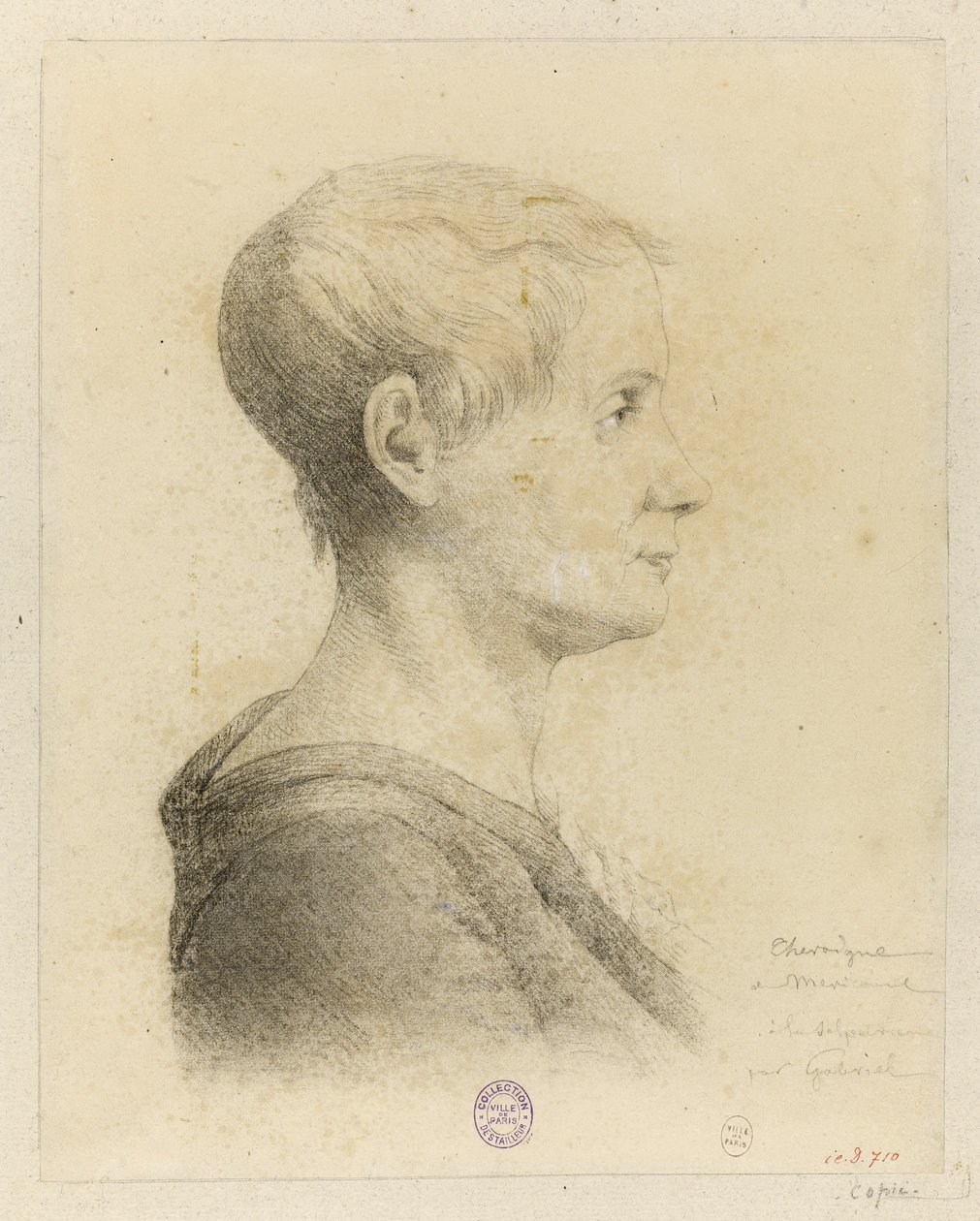 Portrait of Anne-Josèphe Théroigne de Méricourt, 1816 by Georges François Marie Gabriel