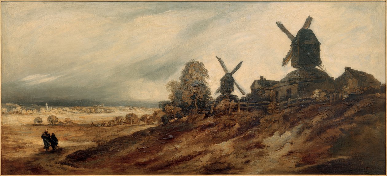 Mills in Montmartre by Georges Michel