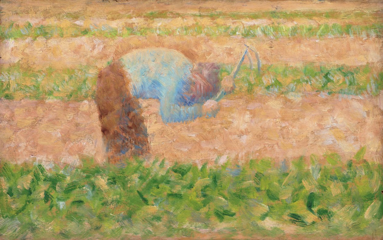 Man with a Hoe, c.1882 by Georges Pierre Seurat