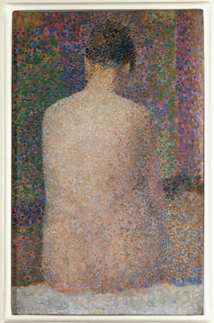 Model, Back View by Georges Pierre Seurat