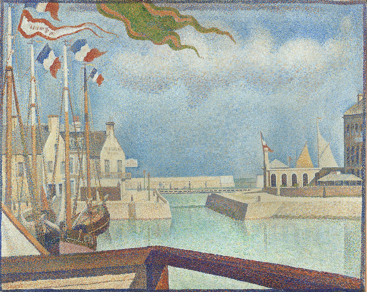 Sunday at Port-en-Bessin by Georges Pierre Seurat