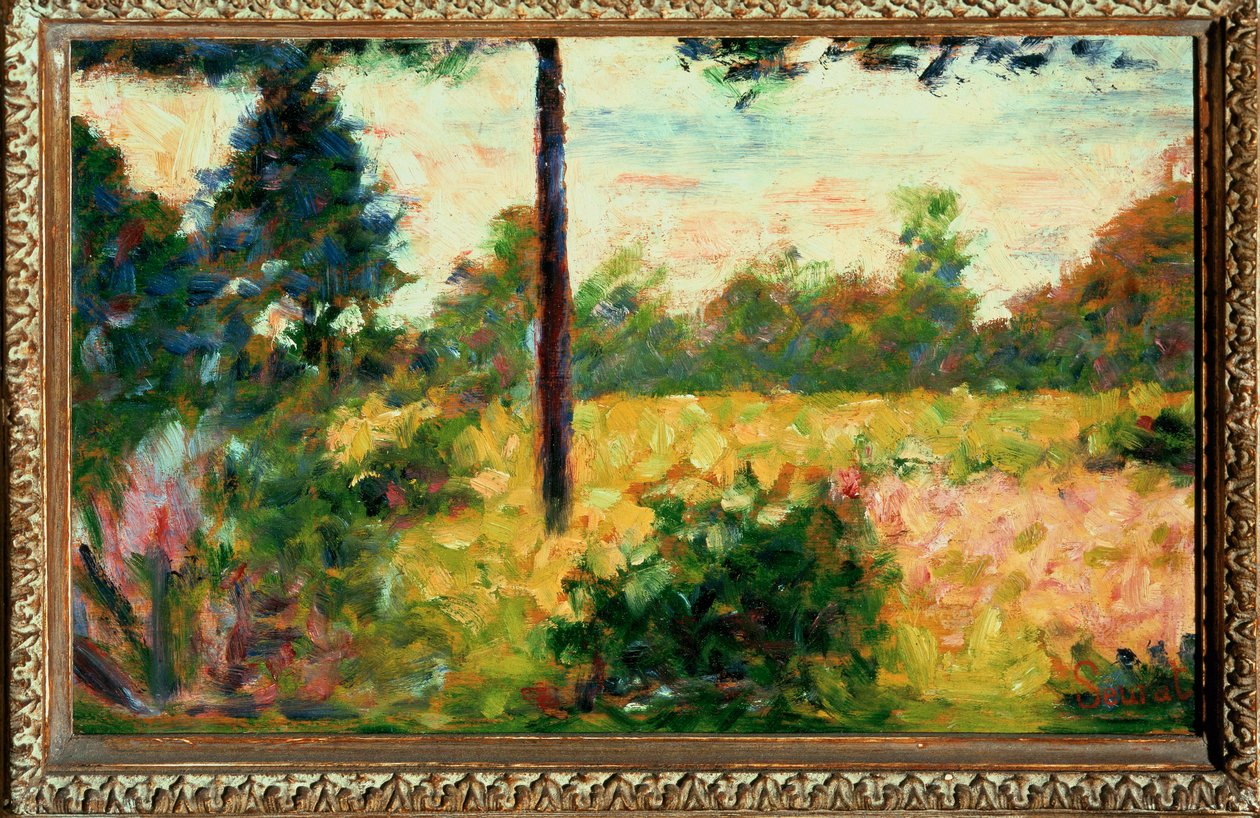 Wood in Barbizon by Georges Pierre Seurat
