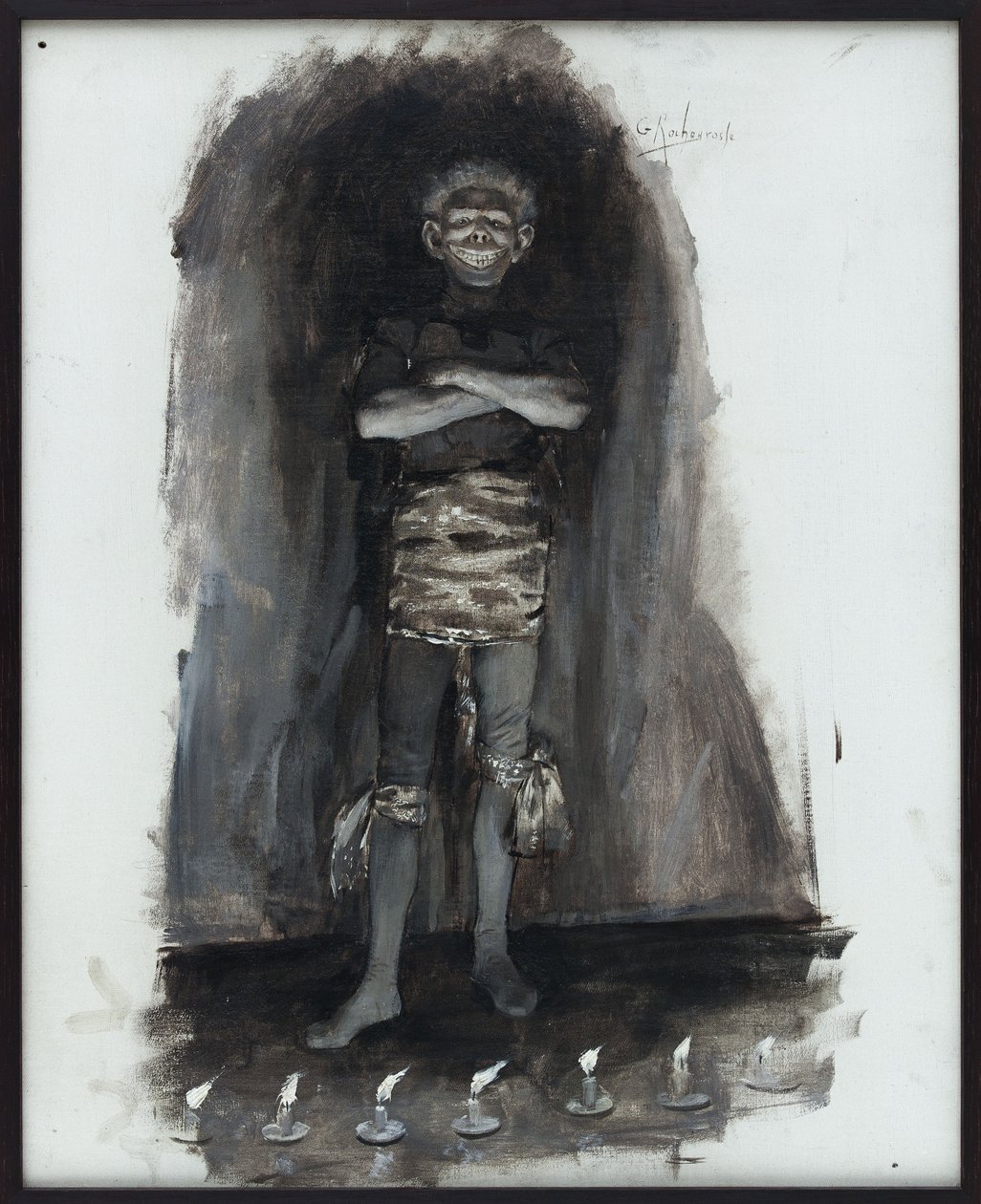 Gwynplaine. The Man Who Laughs by Georges Rochegrosse