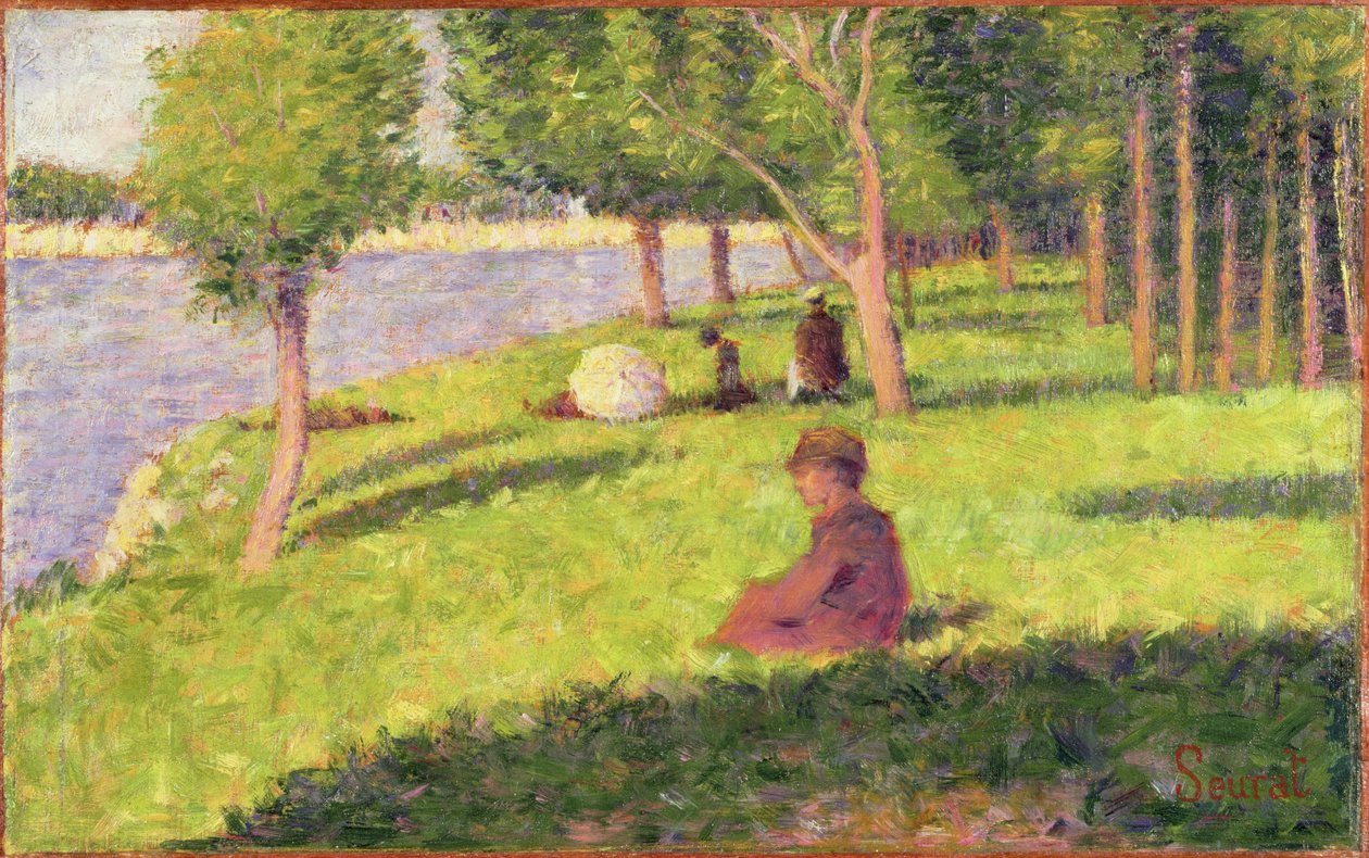 Seated Figures, Study for A Sunday Afternoon on the Island of La Grande Jatte by Georges Seurat