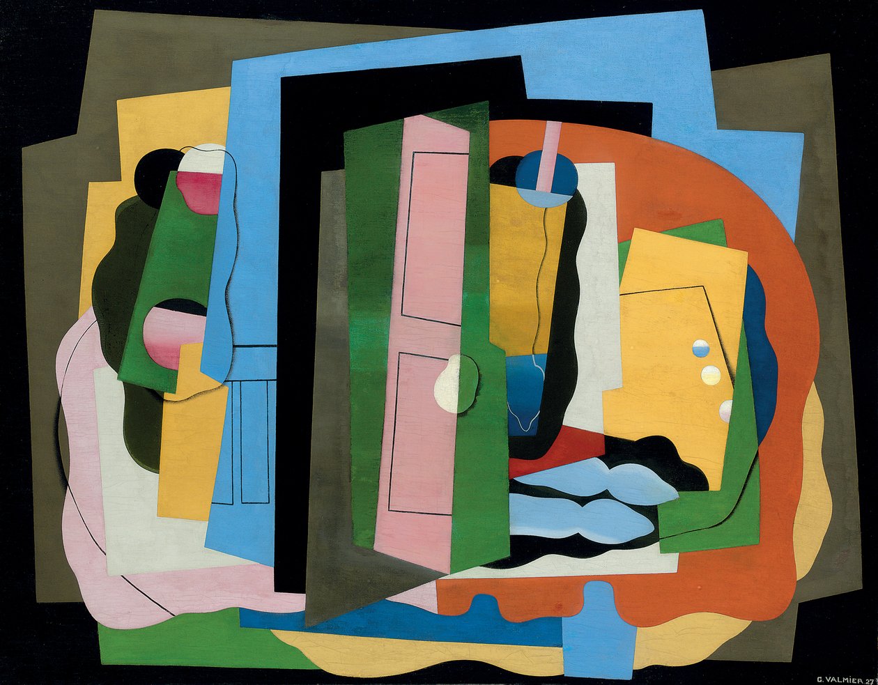 The Pink Door by Georges Valmier